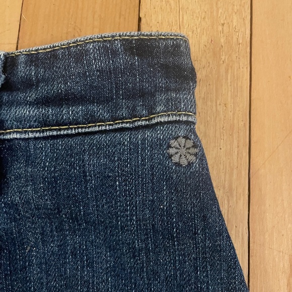 Alexa Chung for AG Button Front Denim Mini Skirt - Made in USA - Sz 28 - Picture 8 of 14